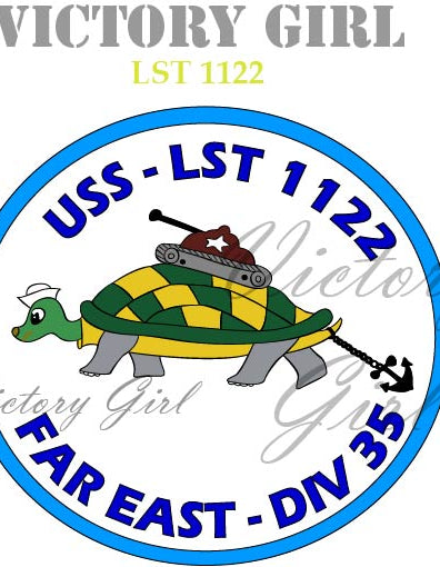 LST Patch Vinyl Decal Sticker