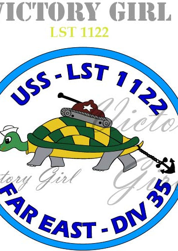 LST Patch Vinyl Decal Sticker