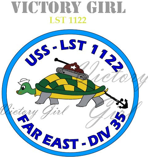 LST Patch Vinyl Decal Sticker