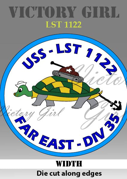 LST Patch Vinyl Decal Sticker