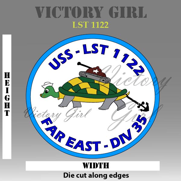 LST Patch Vinyl Decal Sticker
