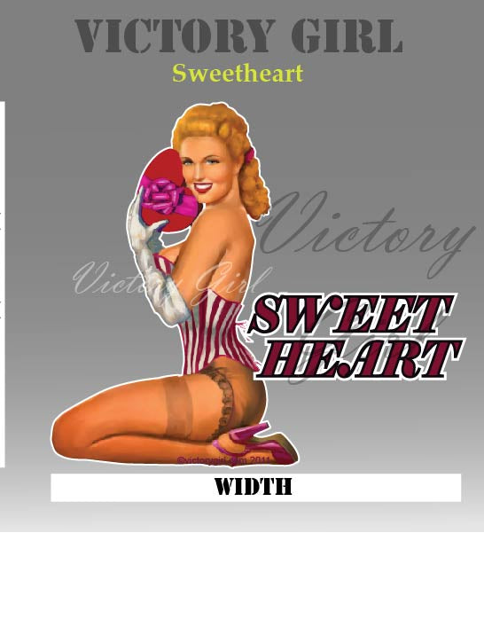 Sweetheart Vinyl Decal Sticker