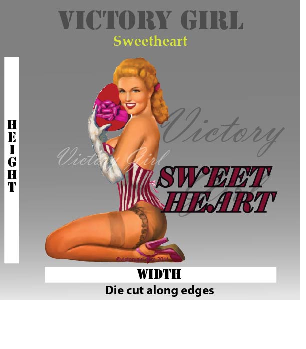 Sweetheart Vinyl Decal Sticker
