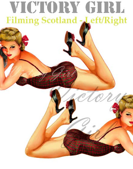 Filming Scotland Vinyl Decal Sticker