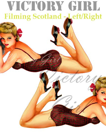 Filming Scotland Vinyl Decal Sticker