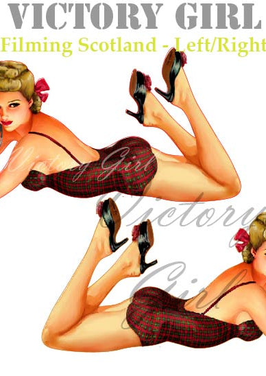 Filming Scotland Vinyl Decal Sticker