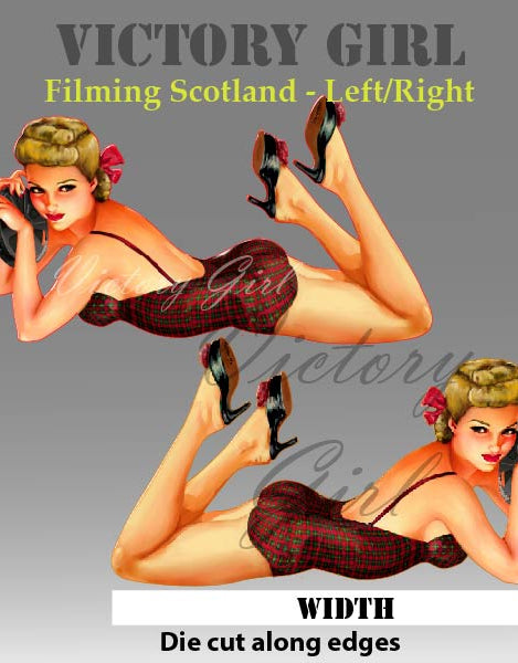 Filming Scotland Vinyl Decal Sticker