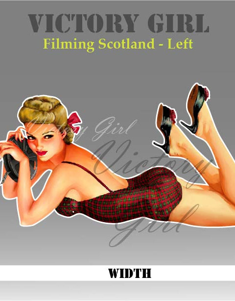 Filming Scotland Vinyl Decal Sticker