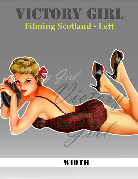 Filming Scotland Vinyl Decal Sticker