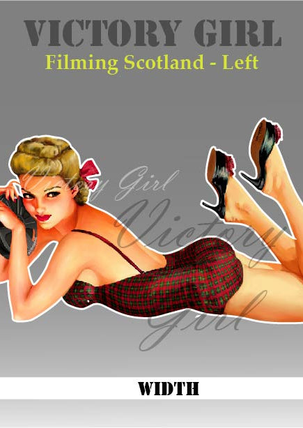 Filming Scotland Vinyl Decal Sticker