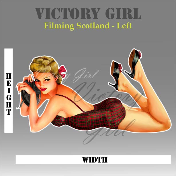 Filming Scotland Vinyl Decal Sticker