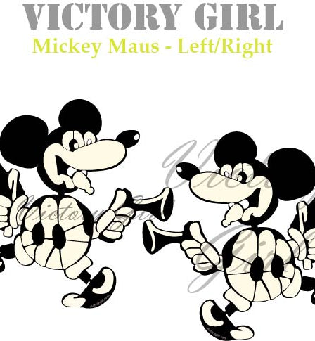 Mickey Maus Nose Art Vinyl Decal Sticker