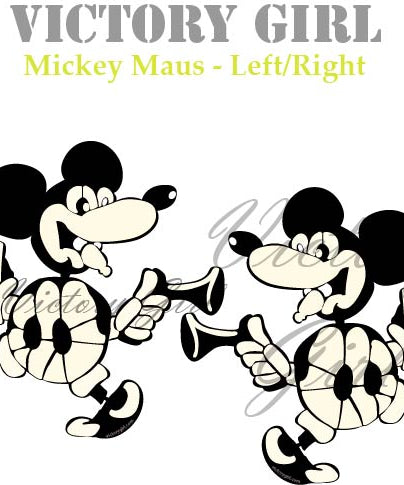 Mickey Maus Nose Art Vinyl Decal Sticker