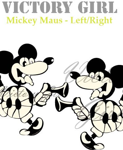 Mickey Maus Nose Art Vinyl Decal Sticker