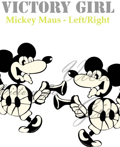 Mickey Maus Nose Art Vinyl Decal Sticker