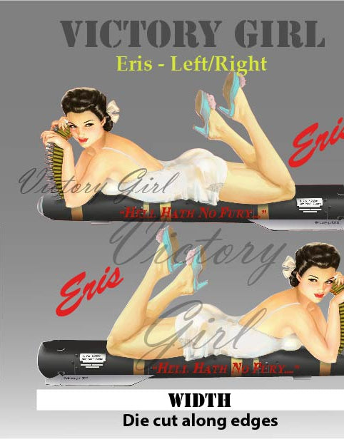 Eris Nose Art Vinyl Decal Sticker