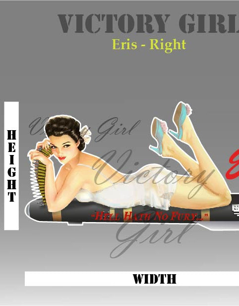 Eris Nose Art Vinyl Decal Sticker