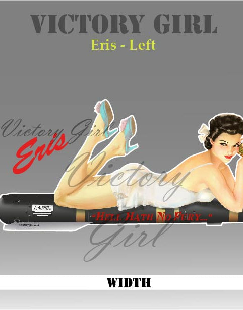 Eris Nose Art Vinyl Decal Sticker
