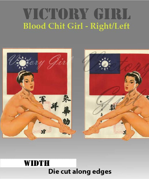Blood Chit Girl Vinyl Decal Sticker