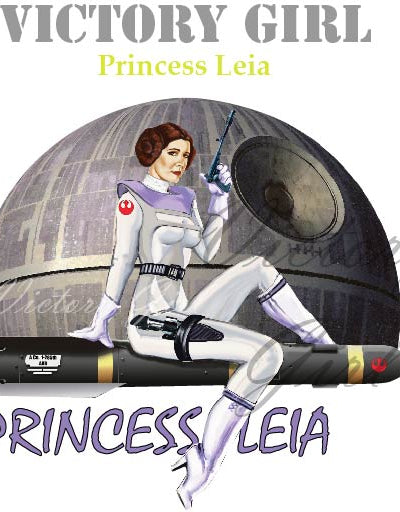 Princess Leia Vinyl Decal Sticker