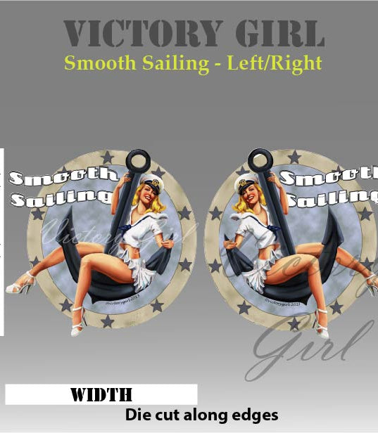 Smooth Sailing Vinyl Decal Sticker