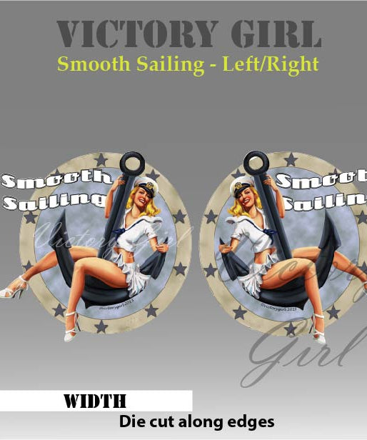 Smooth Sailing Vinyl Decal Sticker