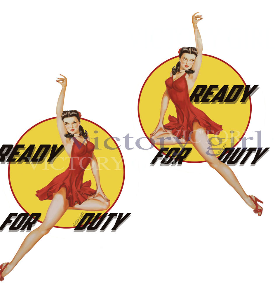 Ready for Duty Vinyl Decal Sticker