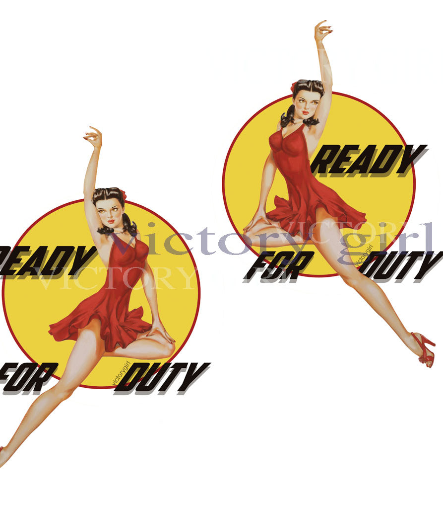 Ready for Duty Vinyl Decal Sticker