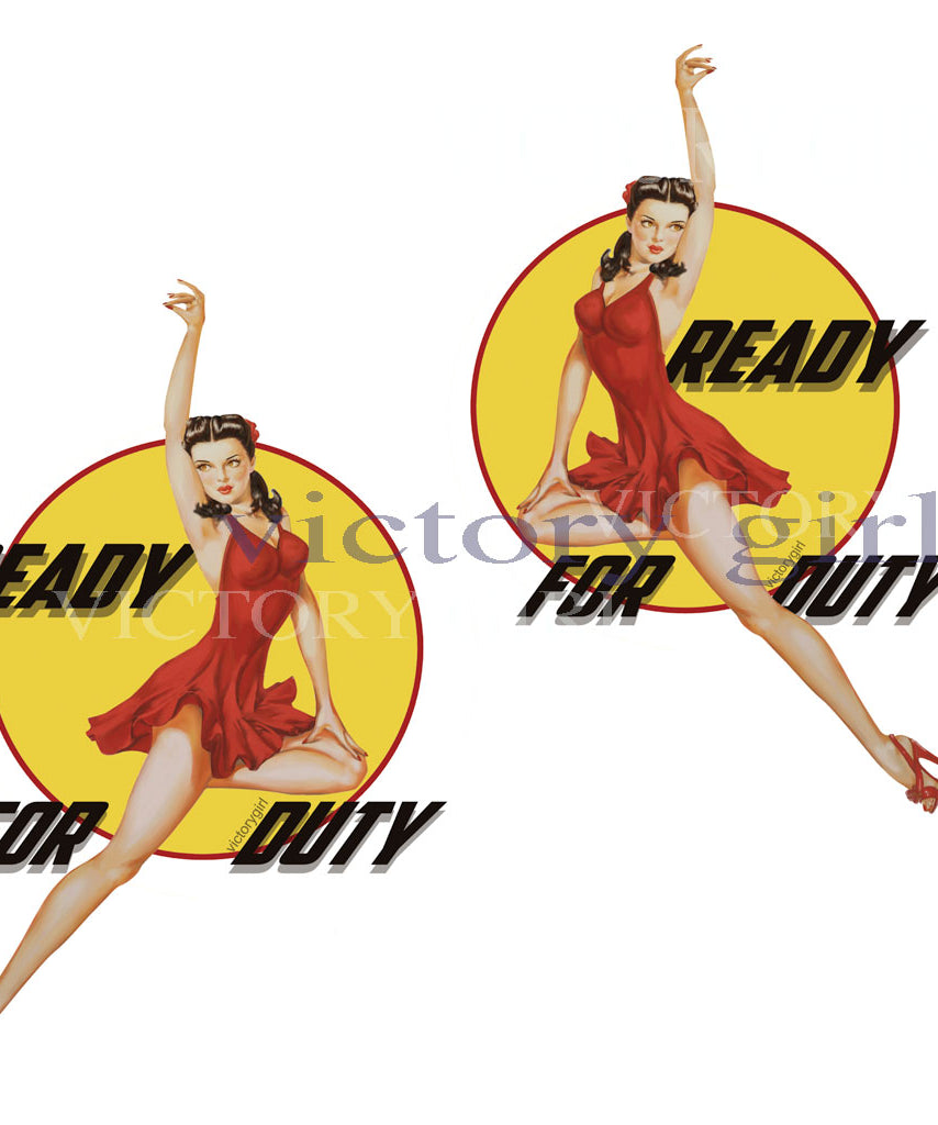 Ready for Duty Vinyl Decal Sticker