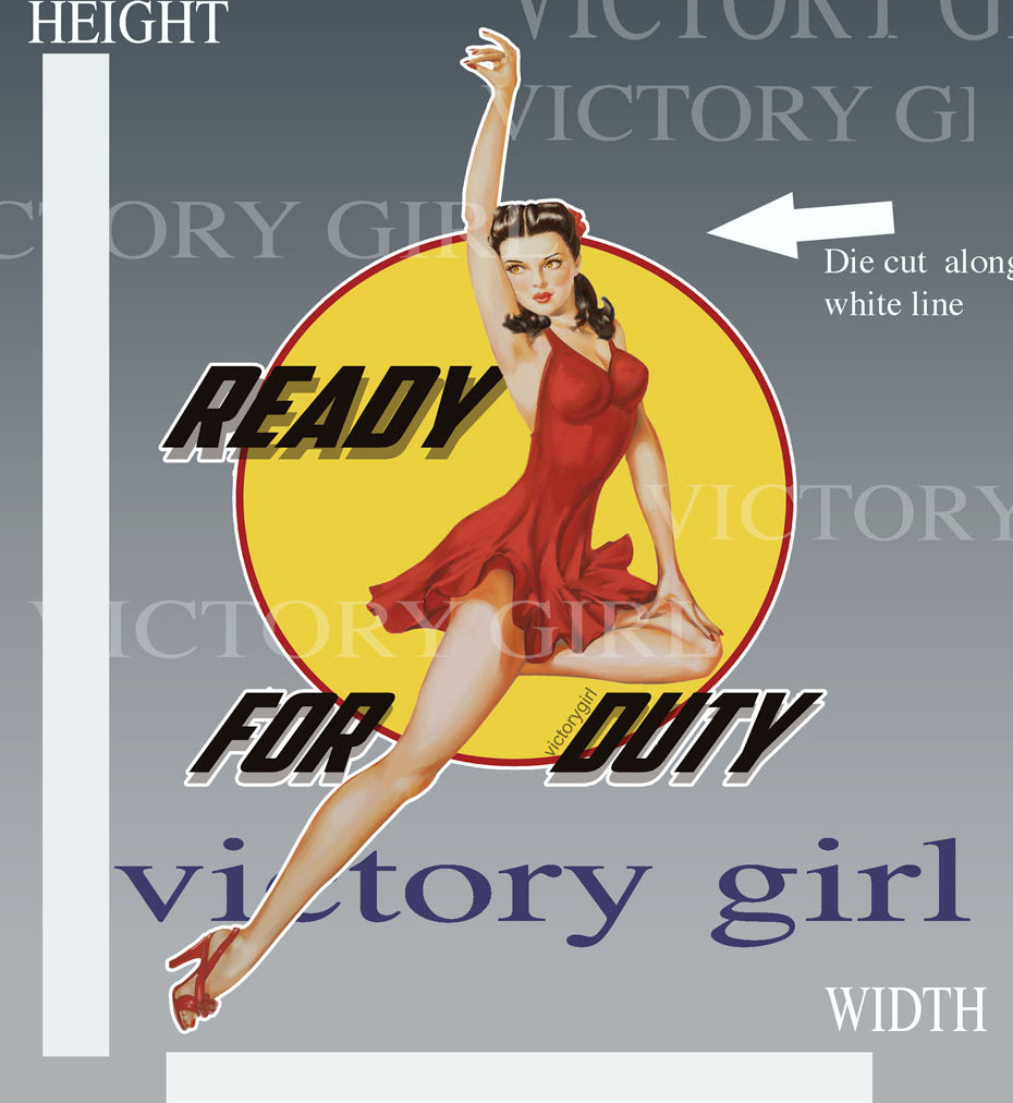 Ready for Duty Vinyl Decal Sticker