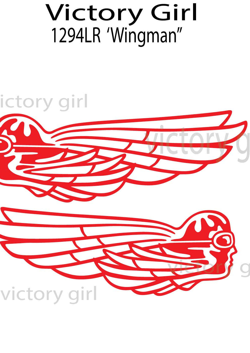 Wingman Vinyl Decal Sticker