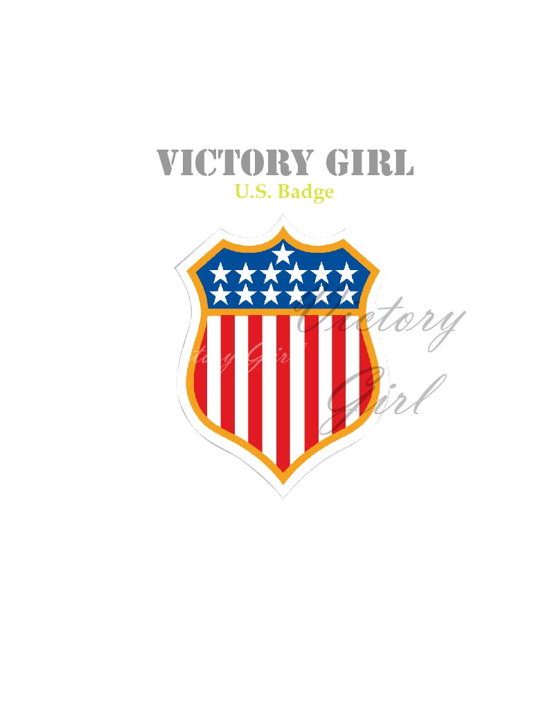U.S Badge Decal Vinyl Decal Sticker
