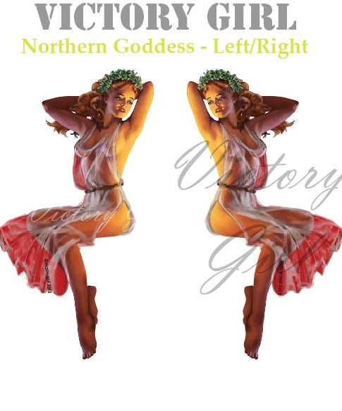 Northern Goddess Vinyl Decal Sticker