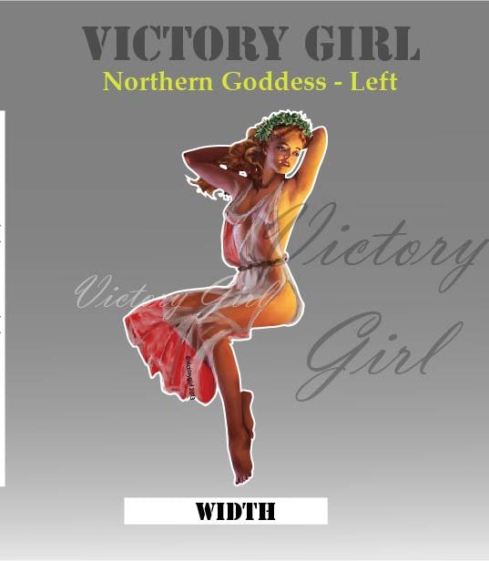 Northern Goddess Vinyl Decal Sticker