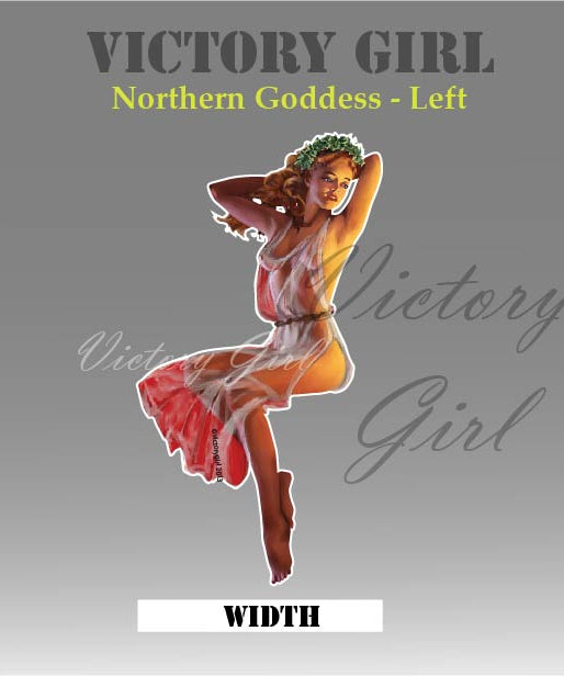 Northern Goddess Vinyl Decal Sticker