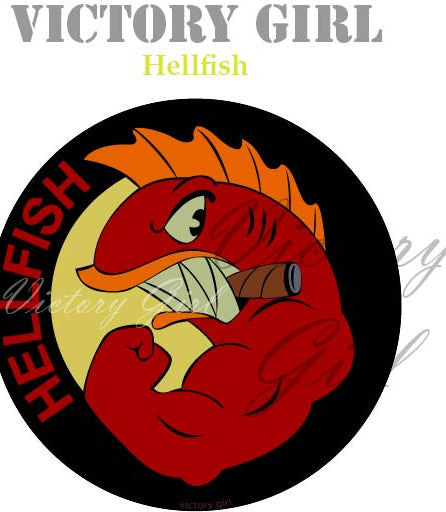Hellfish Vinyl Decal Sticker
