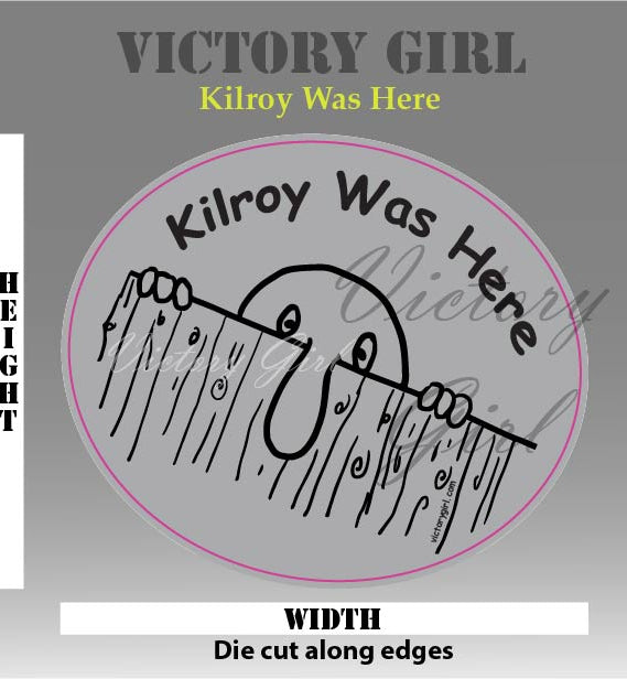 Kilroy Vinyl Decal Sticker