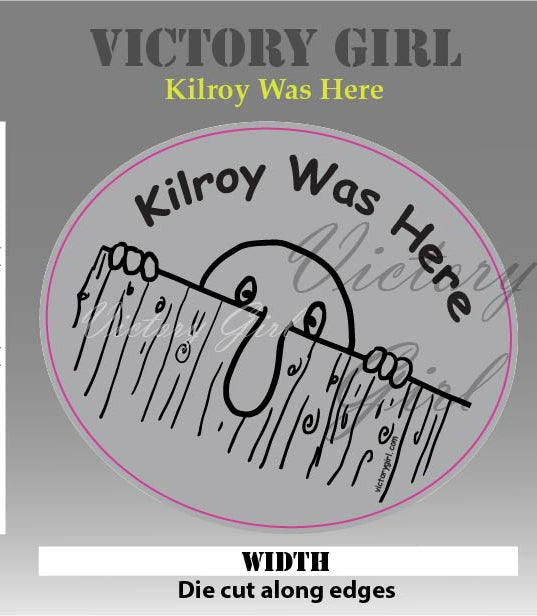 Kilroy Vinyl Decal Sticker