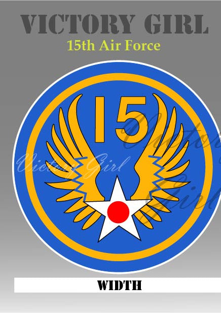 15th Air Force Vinyl Decal Sticker