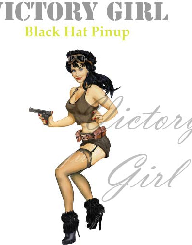 Black Hat Vinyl Decal Sticker