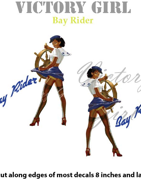 Bay Rider Vinyl Decal Sticker