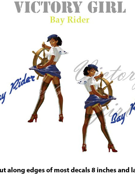 Bay Rider Vinyl Decal Sticker
