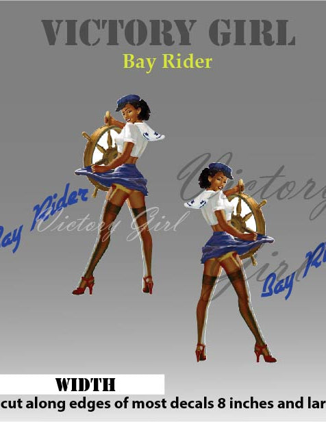 Bay Rider Vinyl Decal Sticker