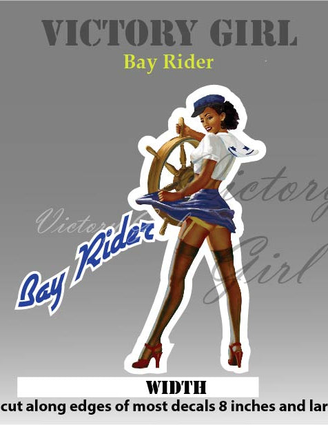 Bay Rider Vinyl Decal Sticker