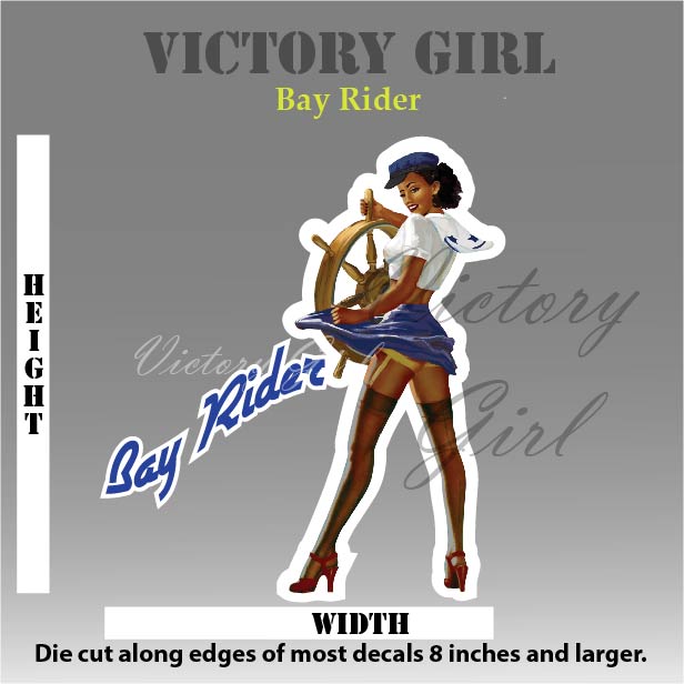 Bay Rider Vinyl Decal Sticker