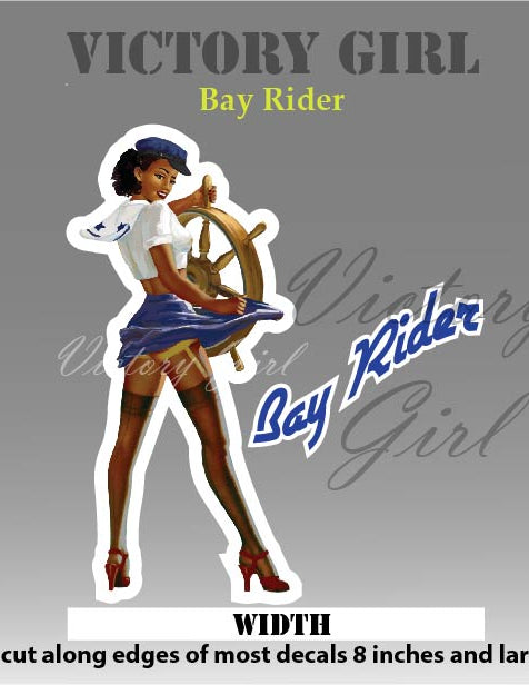 Bay Rider Vinyl Decal Sticker