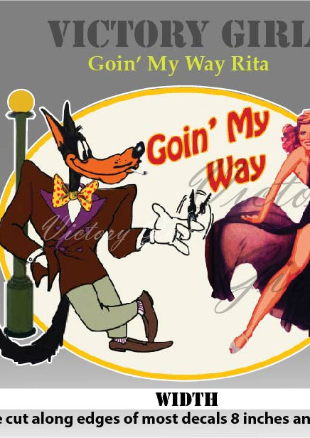 Goin' My Way Rita Vinyl Decal Sticker