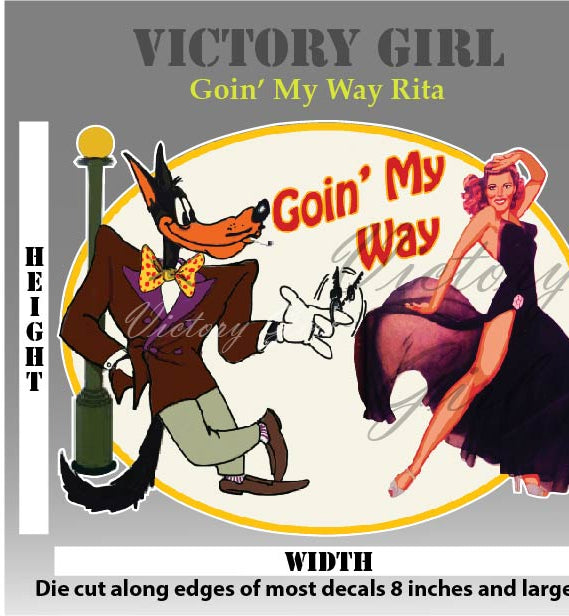 Goin' My Way Rita Vinyl Decal Sticker