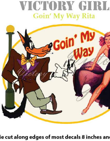 Goin' My Way Rita Vinyl Decal Sticker