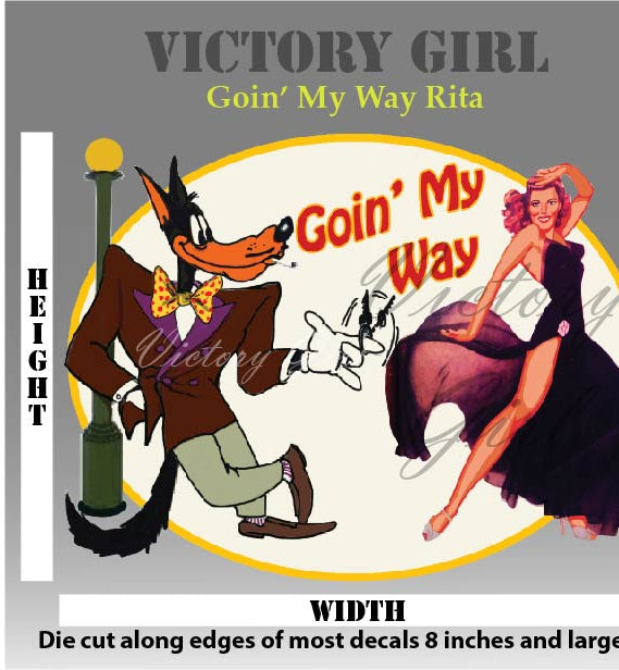 Goin' My Way Rita Vinyl Decal Sticker
